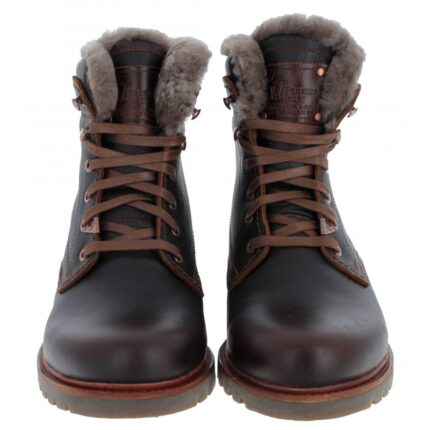 Panama Jack P03 Aviator Igloo Boots – Chestnut Leather – Mens Boots - Crep Direct UK