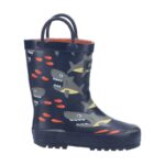 Cotswold Puddle Wellingtons – Blue Shark – Boys Wellies - Crep Direct UK