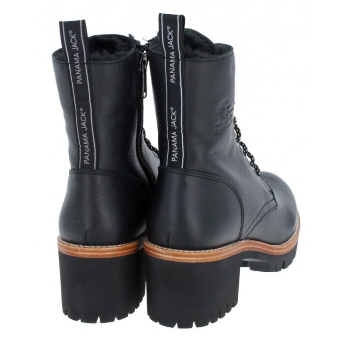 Panama Jack Padma Ankle Boots – Black Leather – Womens Boots - Crep Direct UK
