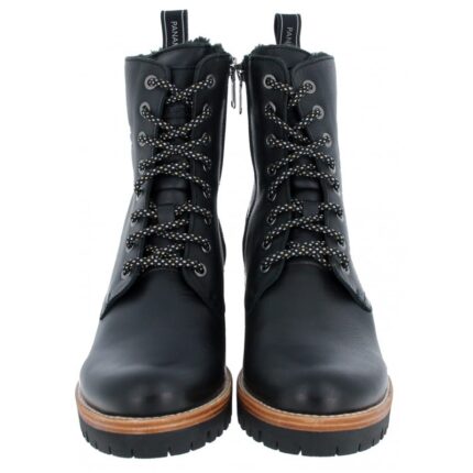 Panama Jack Padma Ankle Boots – Black Leather – Womens Boots - Crep Direct UK