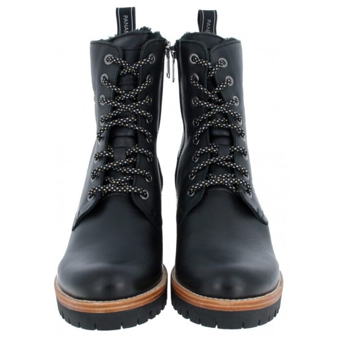Panama Jack Padma Ankle Boots – Black Leather – Womens Boots - Crep Direct UK