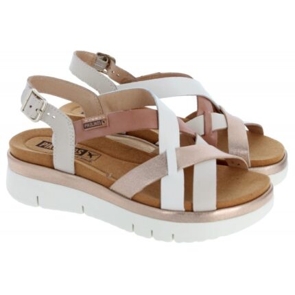 Pikolinos Palma W4N-0650C1 Sandals - Marfil Leather - Womens Sandals, Sliders & Toe Posts
