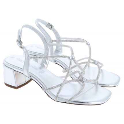 Tamaris 28236 Sandals - Silver - Womens Sandals, Sliders & Toe Posts