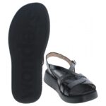 Wonders Paterna C-6530 Sandals – Black Leather – Womens Sandals, Sliders & Toe Posts - Crep Direct UK