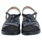 Wonders Paterna C-6530 Sandals – Black Leather – Womens Sandals, Sliders & Toe Posts - Crep Direct UK