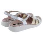 Wonders Paterna C-6530 Sandals – Off White / Gold Leather – Womens Sandals, Sliders & Toe Posts - Crep Direct UK