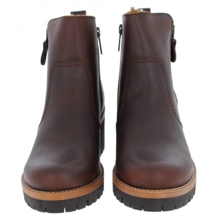 Panama Jack Pauline B10 Ankle Boots – Bark Leather – Womens Boots - Crep Direct UK