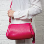 The Golden Boot Golden Boot Alba Shoulder Bag – Pink Leather – Personalised Gifts for Her - Crep Direct UK
