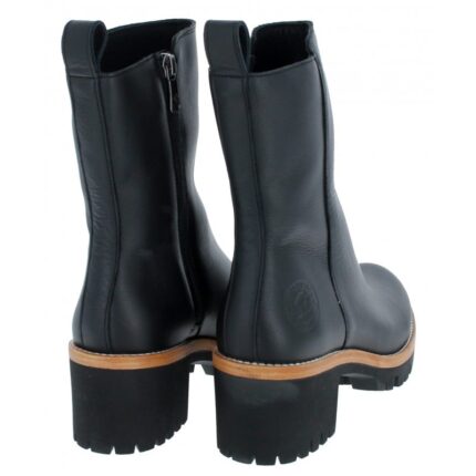 Panama Jack Polet Ankle Boots – Black Leather – Womens Boots - Crep Direct UK