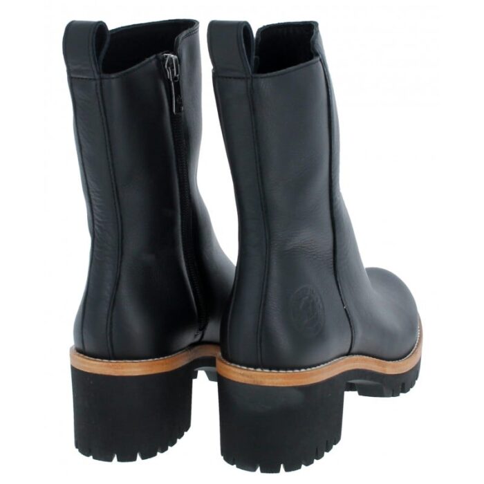 Panama Jack Polet Ankle Boots – Black Leather – Womens Boots - Crep Direct UK