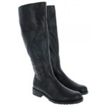 Gabor Propulsion Xl 52.029 Knee High Boots – Black Leather – Womens Boots - Crep Direct UK