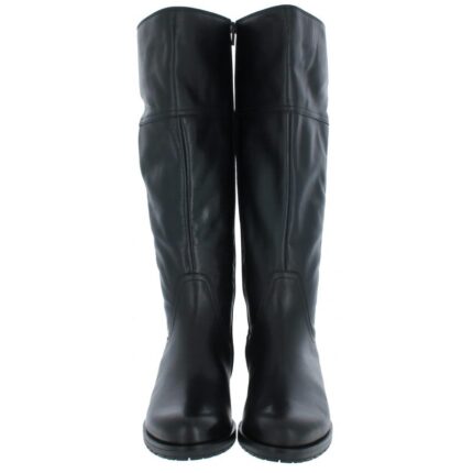 Gabor Propulsion Xl 52.029 Knee High Boots – Black Leather – Womens Boots - Crep Direct UK
