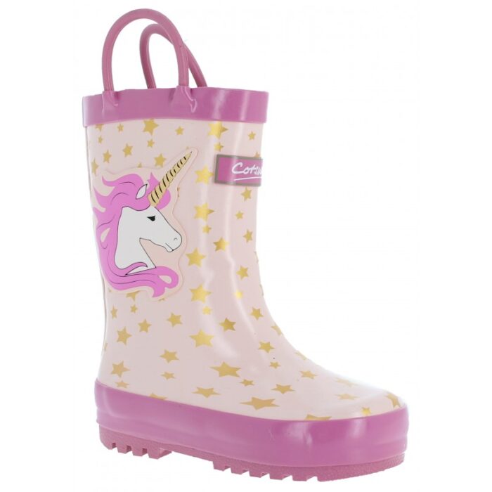Cotswold Puddle Boots – Unicorn – Girls Wellies - Crep Direct UK