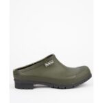 Barbour Quinn Garden Clogs – Olive – Mens Wellingtons - Crep Direct UK