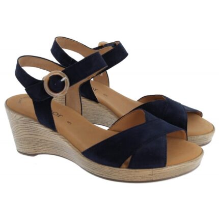 Gabor Rainbow 44.670 Sandals – Blue Suede – Womens Sandals, Sliders & Toe Posts - Crep Direct UK Gabor Rainbow 44.670 Sandals – Blue Suede – Womens Sandals, Sliders & Toe Posts - Crep Direct UK