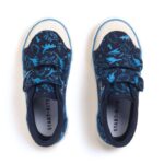 Start-Rite Raptor Canvas Shoes – Navy Dino – Boys Shoes - Crep Direct UK