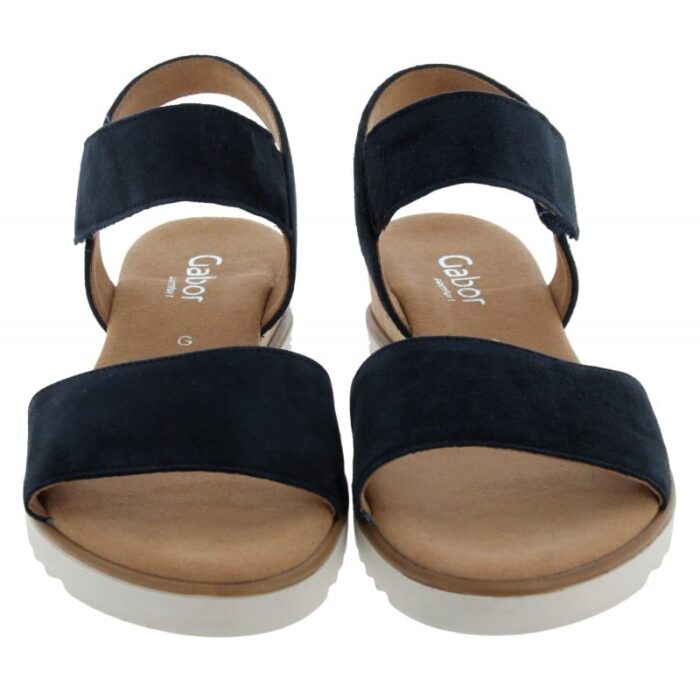 Gabor Raynor 42.750 Sandals – Blue Suede – Womens Sandals, Sliders & Toe Posts - Crep Direct UK