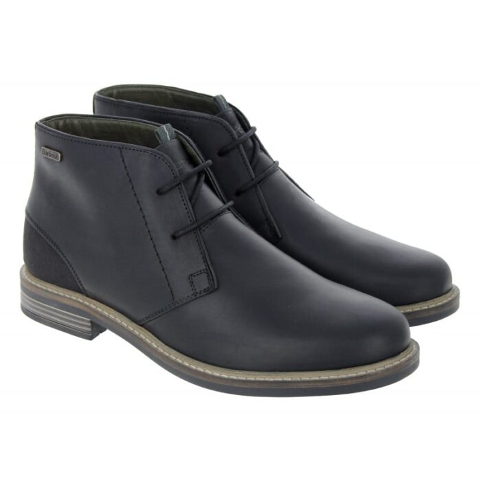Barbour Readhead Chukka Boots MFO0138 – Black Leather – Mens Boots - Crep Direct UK