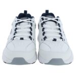 Skechers Oak Canyon Redwick 51896 Trainers – White / Navy Leather – Mens Performance Running - Crep Direct UK