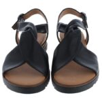 Gabor Rich 62.751 Sandals – Black Leather – Womens Sandals, Sliders & Toe Posts - Crep Direct UK