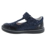 Ricosta Winny 2600802 T-Bar Shoes – Blue Leather – Girls Shoes - Crep Direct UK