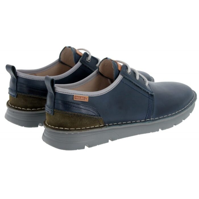 Pikolinos Rivas M3T-4232C1 Shoes – Blue Leather – Mens Shoes - Crep Direct UK