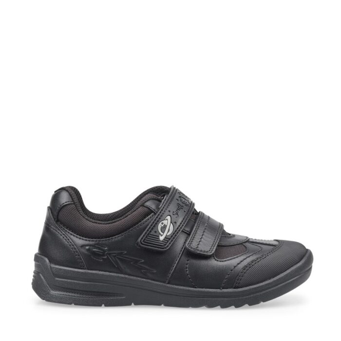 Start-Rite Rocket School Shoes – Black Leather – Boys School Shoes - Crep Direct UK