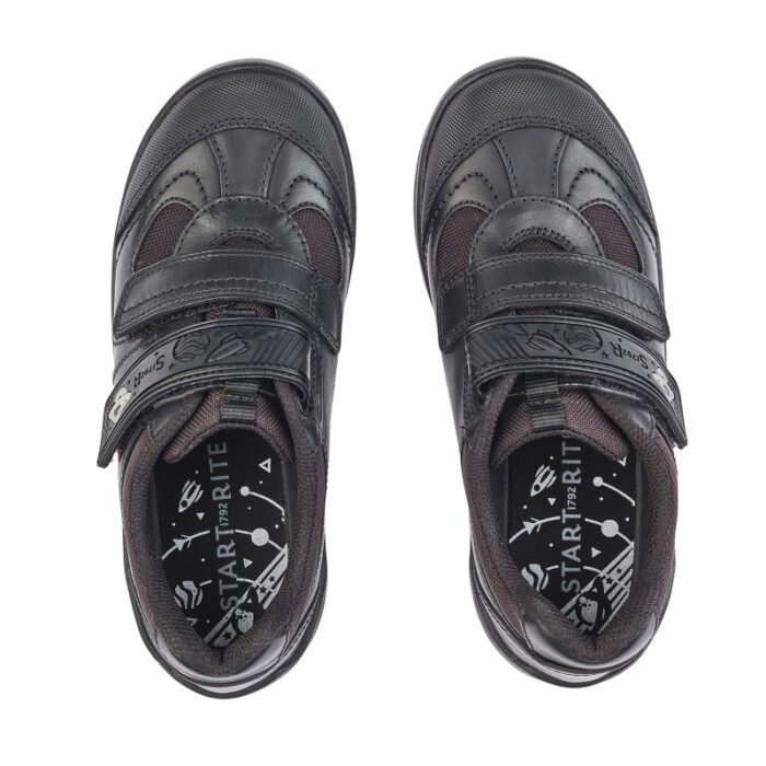 Start-Rite Rocket School Shoes – Black Leather – Boys School Shoes - Crep Direct UK