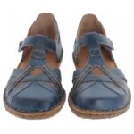 Josef Seibel Rosalie 29 79529 Closed Toe Sandals – Blue Dunk Leather – Womens Sandals, Sliders & Toe Posts - Crep Direct UK