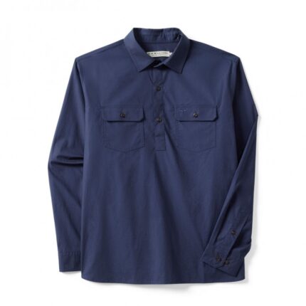R. M. Williams Field Popover Shirt – Navy Cotton – Mens Clothing - Crep Direct UK R. M. Williams Field Popover Shirt – Navy Cotton – Mens Clothing - Crep Direct UK