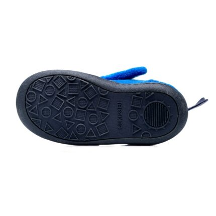 Chipmunks Sharky Memory Foam Slippers – Blue – Boys Slippers - Crep Direct UK