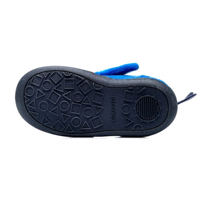Chipmunks Sharky Memory Foam Slippers – Blue – Boys Slippers - Crep Direct UK