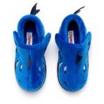 Chipmunks Sharky Memory Foam Slippers – Blue – Boys Slippers - Crep Direct UK