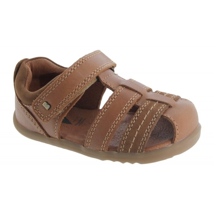 Bobux Step Up Roam 7292 Closed Toe Sandals – Caramel – Boys Sandals - Crep Direct UK