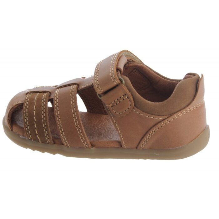 Bobux Step Up Roam 7292 Closed Toe Sandals – Caramel – Boys Sandals - Crep Direct UK