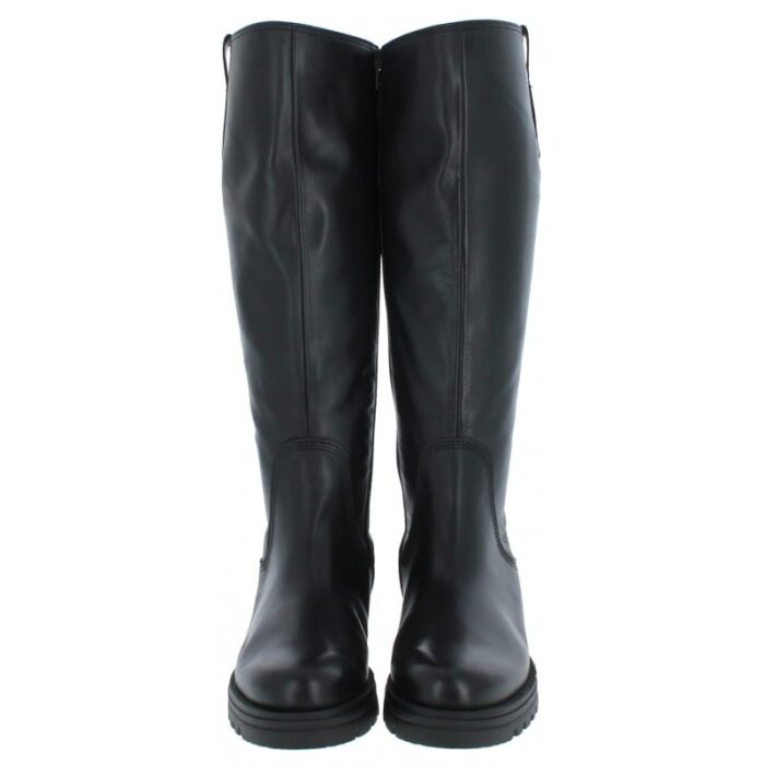 Gabor Sadberge L 52.787 Knee High Boots – Black Leather – Womens Boots - Crep Direct UK