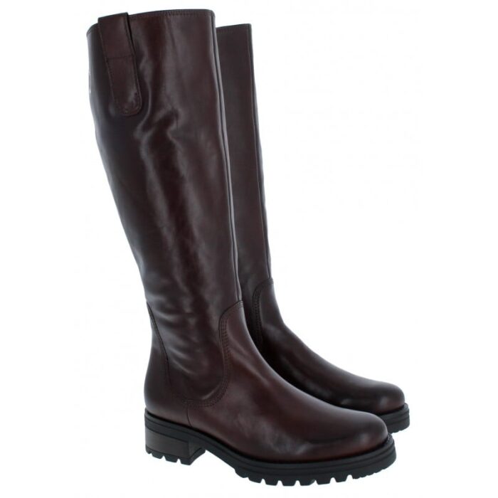Gabor Sadberge L 52.787 Knee High Boots – Sattel Leather – Womens Boots - Crep Direct UK