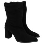 Wonders Salma M-5422 Ankle Boots – Black Suede – Womens Boots - Crep Direct UK