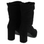 Wonders Salma M-5422 Ankle Boots – Black Suede – Womens Boots - Crep Direct UK