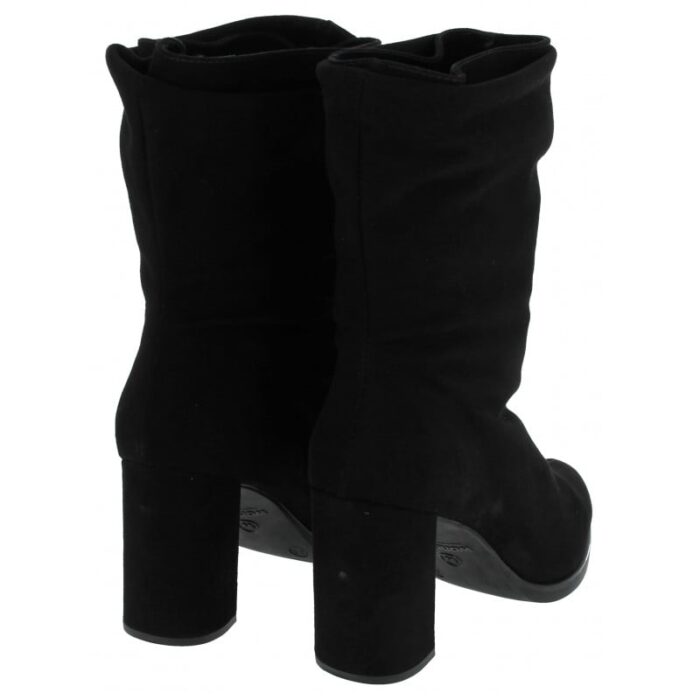 Wonders Salma M-5422 Ankle Boots – Black Suede – Womens Boots - Crep Direct UK