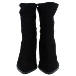 Wonders Salma M-5422 Ankle Boots – Black Suede – Womens Boots - Crep Direct UK