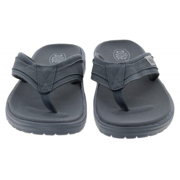Hey Dude Sami 40137 Toe Post Sandals – Slate – Mens Sandals, Sliders & Toe Posts - Crep Direct UK