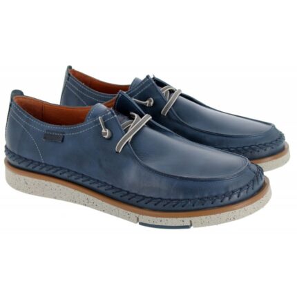 Pikolinos San Juan M6L-4274C1 Shoes – Blue Leather – Mens Shoes - Crep Direct UK