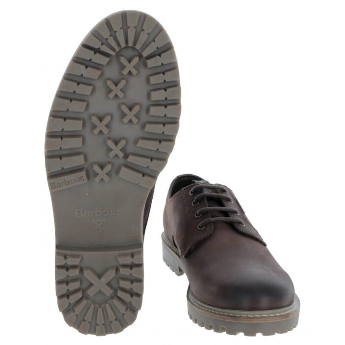 Barbour Sandstone Derby Shoes MFO0714 – Choco Leather – Mens Shoes - Crep Direct UK