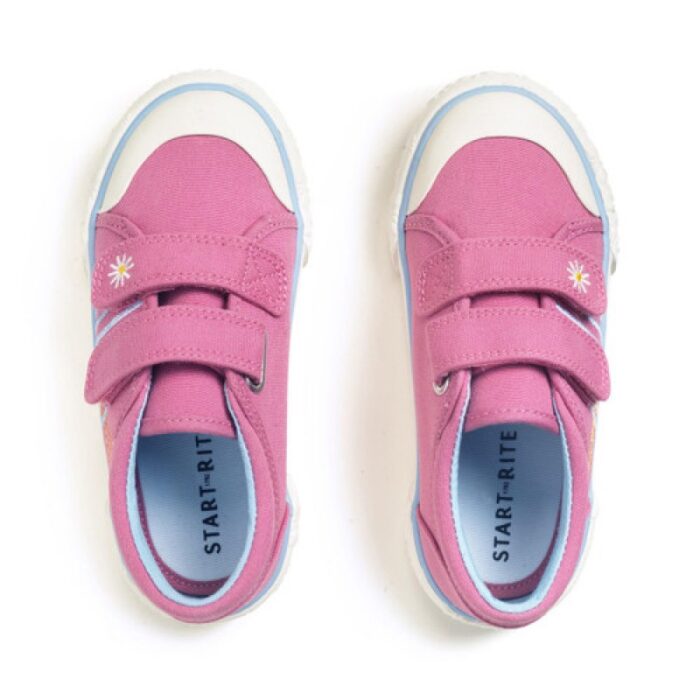 Start-Rite Sandy Beach Canvas Shoes – Pink Canvas – Girls Shoes - Crep Direct UK