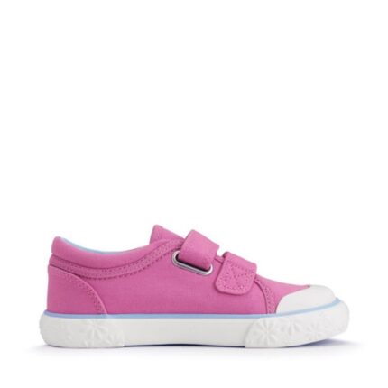 Start-Rite Sandy Beach Canvas Shoes – Pink Canvas – Girls Shoes - Crep Direct UK