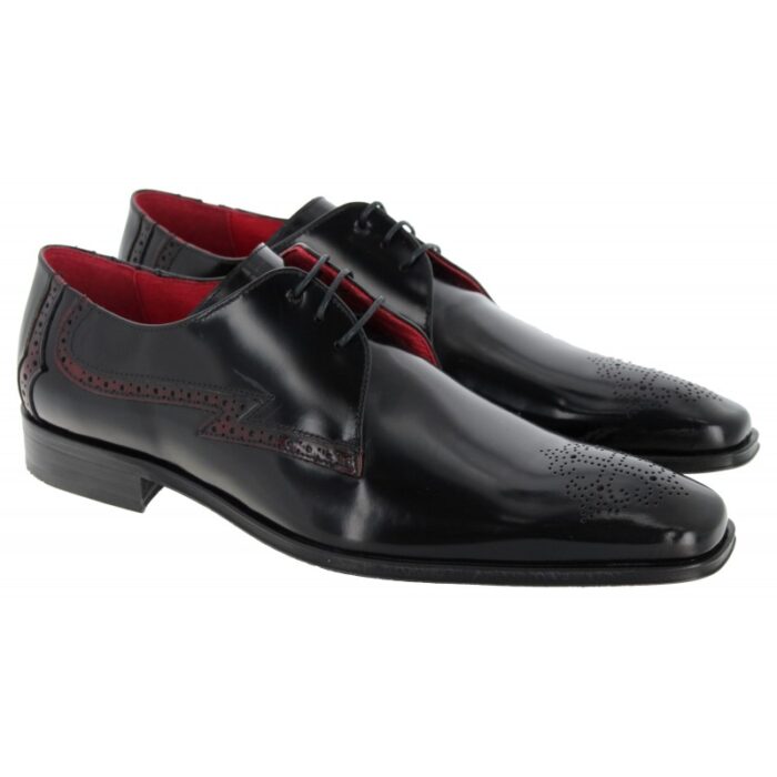 Jeffery West Scarface K861 Shoes – Black Leather – Mens Wedding Shoes - Crep Direct UK