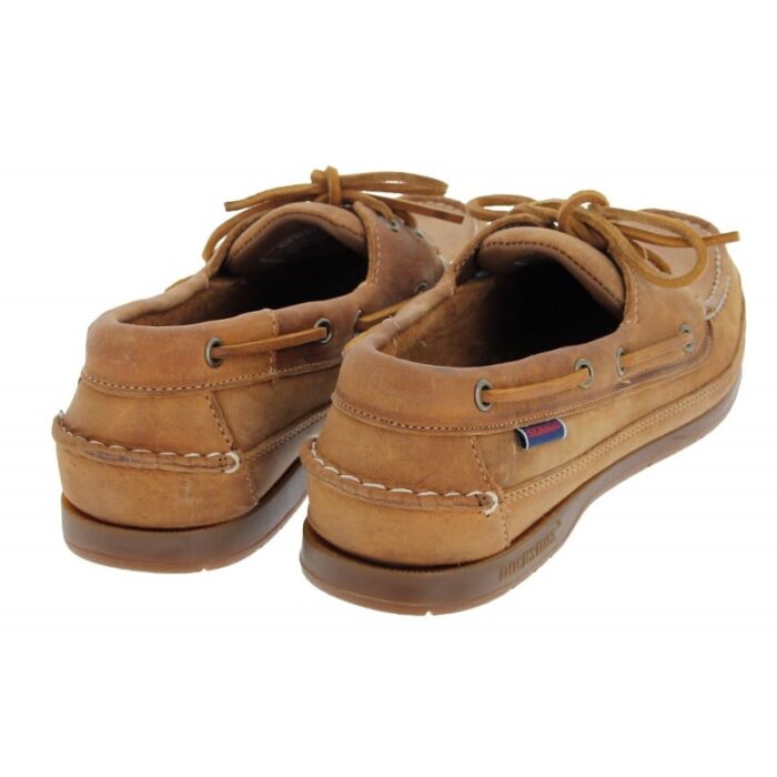 Sebago Schooner 7002JQ0 Boat Shoes – Brown Tan Leather – Mens Shoes - Crep Direct UK