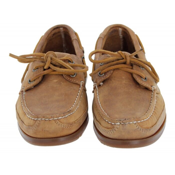 Sebago Schooner 7002JQ0 Boat Shoes – Brown Tan Leather – Mens Shoes - Crep Direct UK
