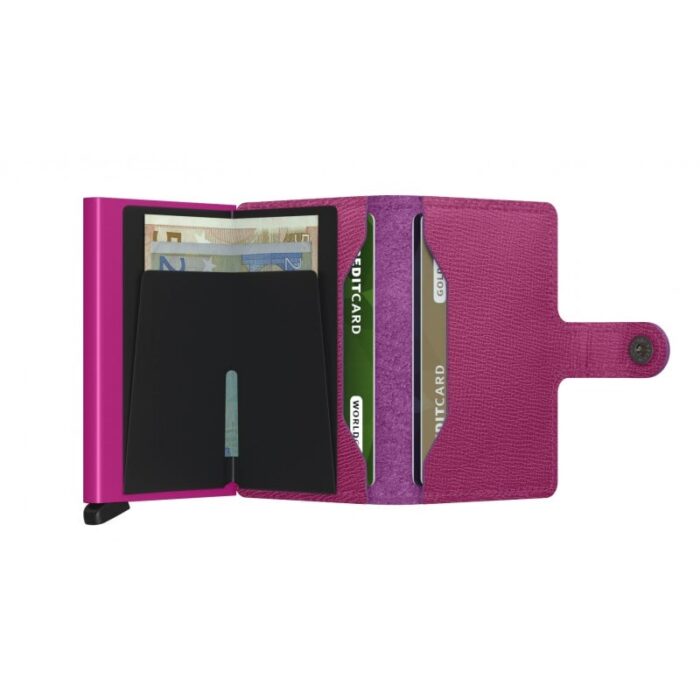 Secrid Mini Wallet Crisple – Fuchsia – Personalised Gifts for Her - Crep Direct UK